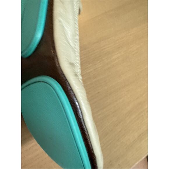 Tieks Nappa Classics Full-Grain Cream Leather Women’s Size 9 - Picture 2 of 7